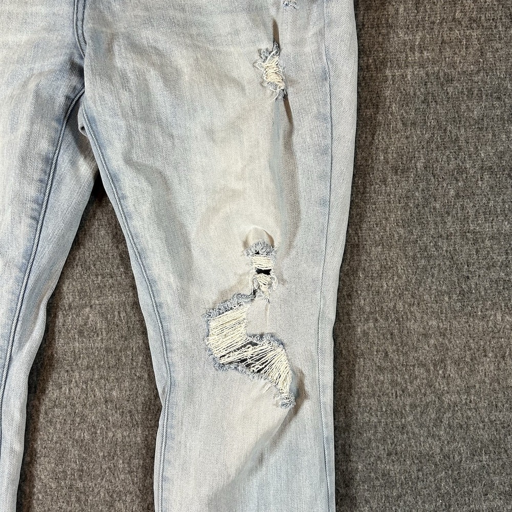 Pacsun Pants Mens 32x32 Fits 34x31 Stacked Skinny Stretch Lightwash Faded Y2K - Picture 3 of 13